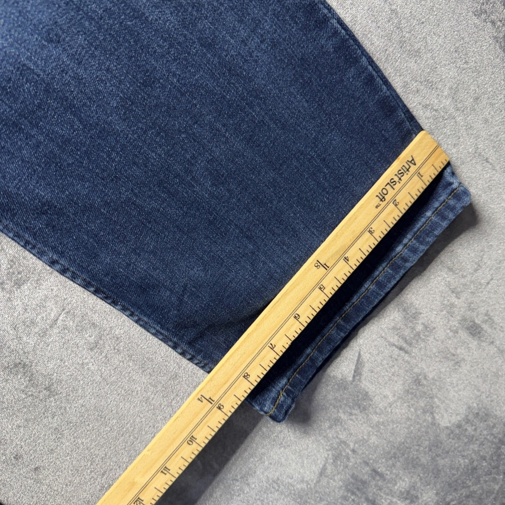 Lee Jeans Womens 18WP Blue Cotton Blend Bootcut Mid Rise Medium Wash Stretch - Picture 10 of 11